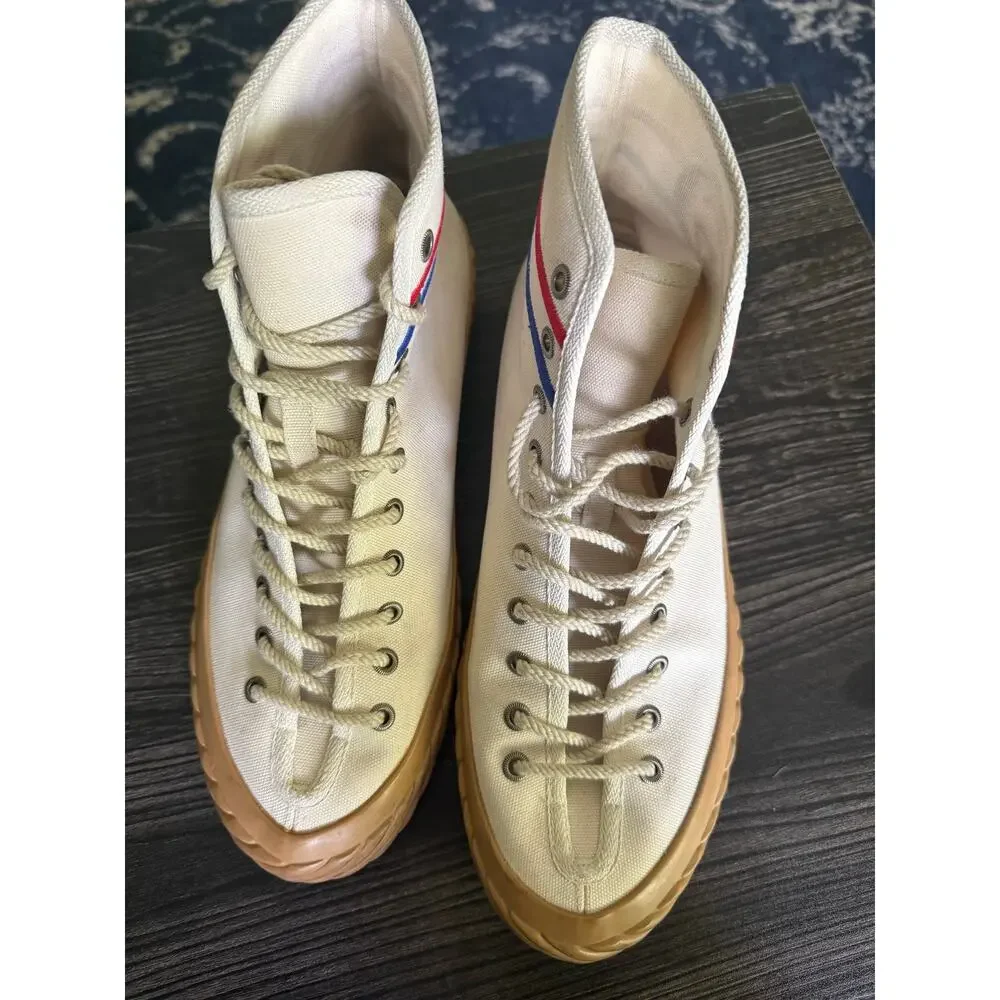 Gucci Tortuga GG Logo Red, White, & Blue High Top Sneakers Sz. 8M/10W